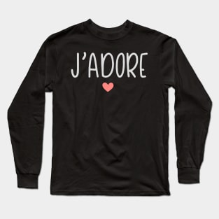 j'adore Long Sleeve T-Shirt